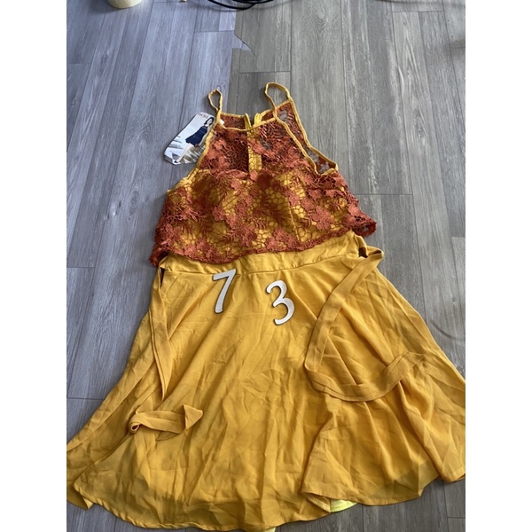 New đầm kiểu eo 73cm mã 231