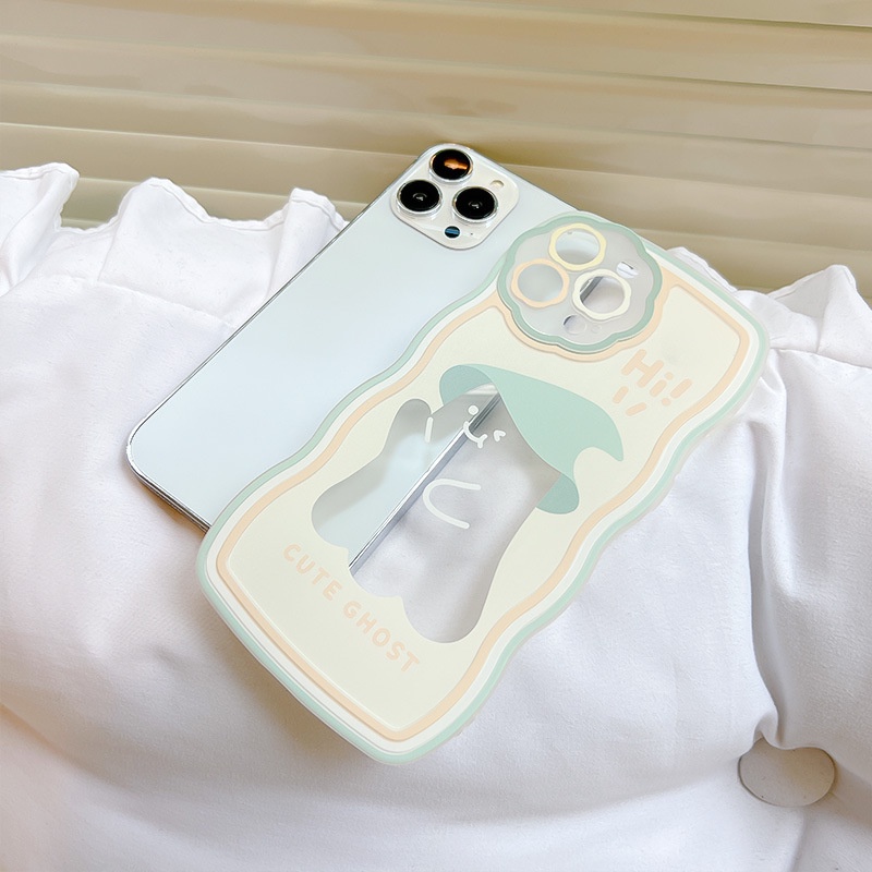 Ốp iphone dẻo Cute Ghost  13promax/ 13pro/ 13/ 12promax/ 12pro/ 12/ 11/ 11promax/ x/ xsmax/ 7plus/ 8plus - Ina Case