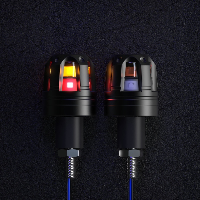 Bộ 2 Đèn LED Tín Hiệu 12V Gắn Tay Lái Xe Máy