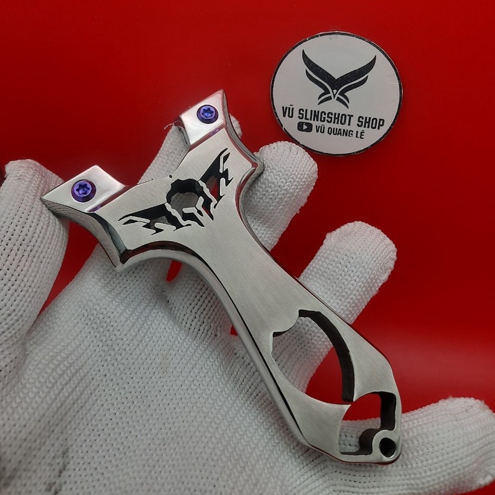 ná cao su kinh kong bo cạnh cnc vũ slingshot