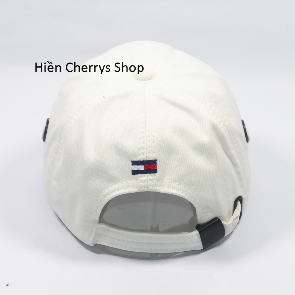 Nón kết mặt da T.omM.y Hilfiger cao câp- Chất liệu kaki thích hợp cho tín đồ tuổi teen mê nón xịn.