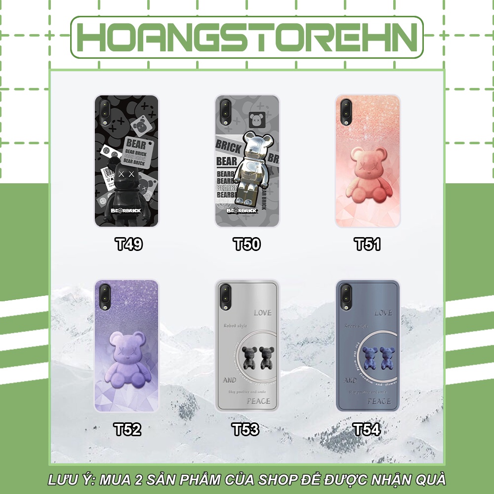 Ốp Vsmart Star in hình Bearbrick dễ thương siêu đáng yêu