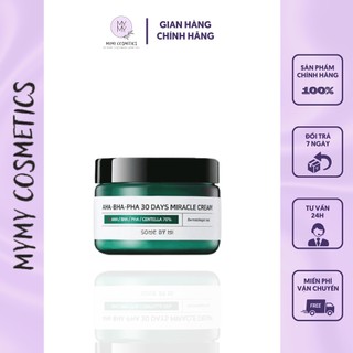 Kem Dưỡng Some By Mi AHA-BHA-PHA 30 Days Miracle Cream Giảm Mụn Và Dưỡng Da Hiệu Quả Cho Da Mụn 60g