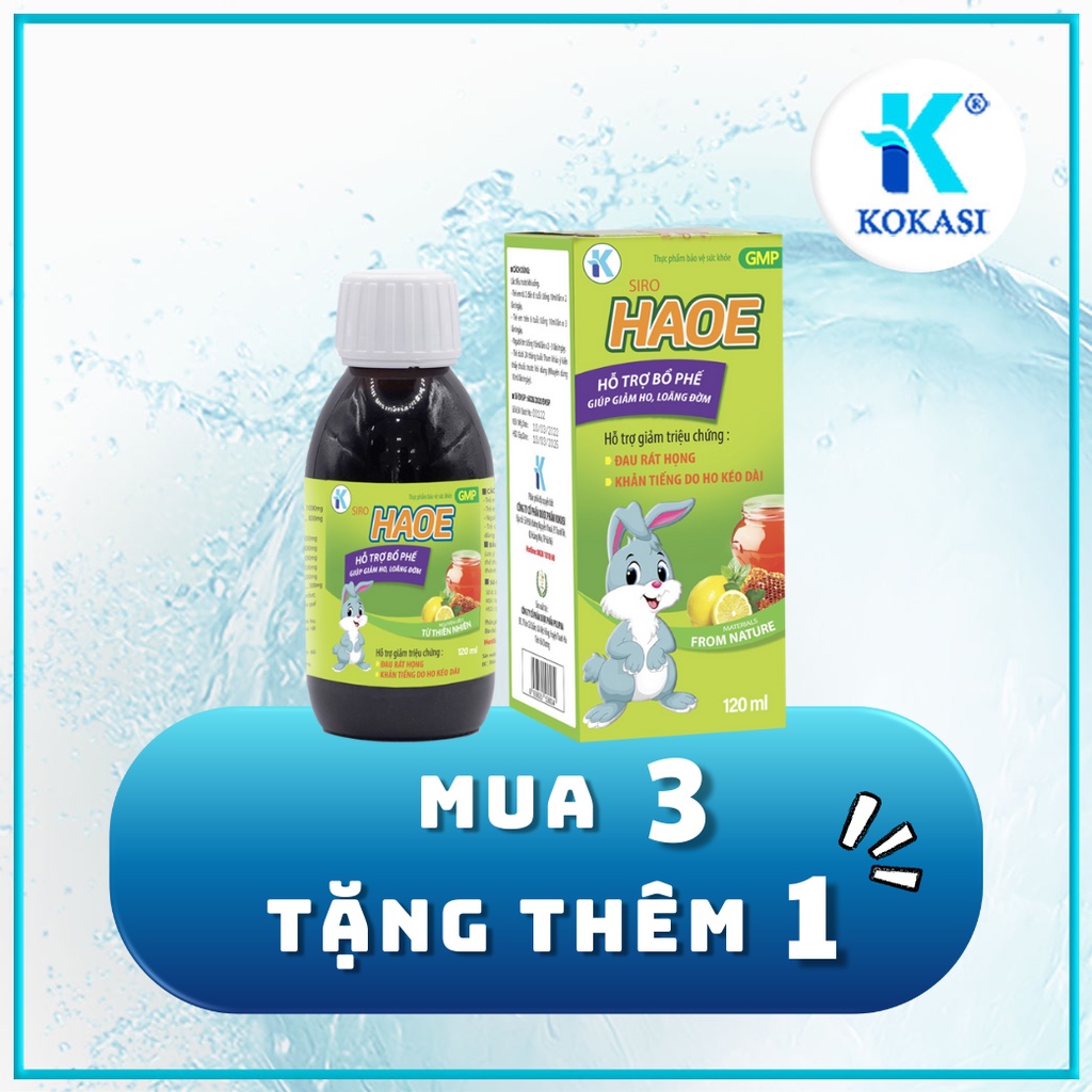 SIRO HAOE - Hỗ trợ bổ phế, giúp giảm ho, loãng đờm