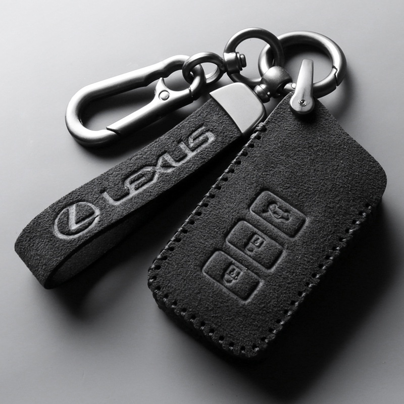 Phù Hợp Vỏ Da Lộn Cao Cấp Bọc Chìa Khóa Xe Hơi Lexus ES200 RX300 Nx200 Es260