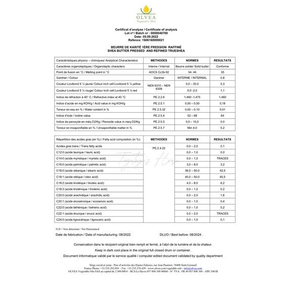 Bơ hạt mỡ tinh chế