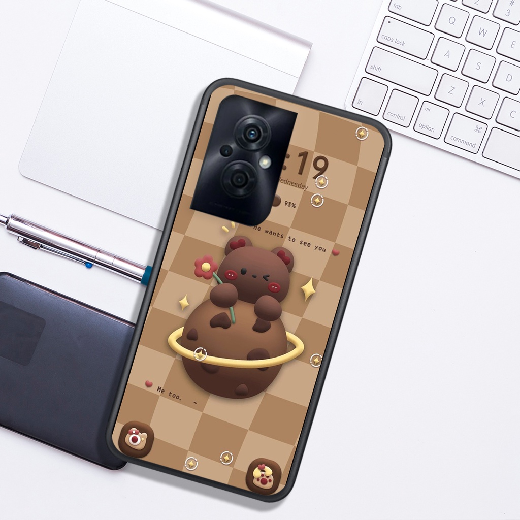 Ốp Lưng OPPO RENO 8 4G - RENO 8 5G - RENO 8Z  , In Hình Gấu&amp;Thỏ Siêu Đáng Yêu.