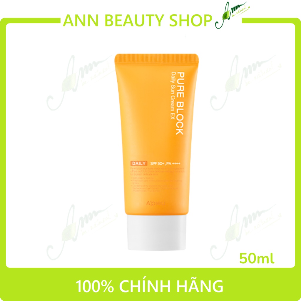 Kem chống nắng A'Pieu Pure Block DAILY SUNCREAM SPF45+ PA+++