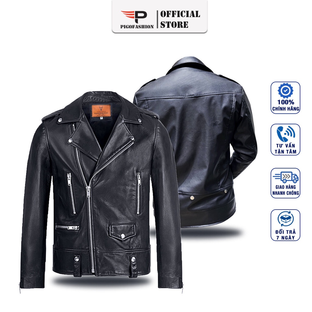 Áo Khoác Da Nam Biker Jacket Cá Tính Thời Trang FS ADN15 - BuBu Store