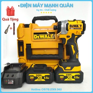 [HÀNG CHUẨN] Máy Siết Bulong Máy Chuyên Vít D3WALT 20V Động Cơ  Không Chổi Than 2 Pin 10cell Xịn Mẫu Mới 2023
