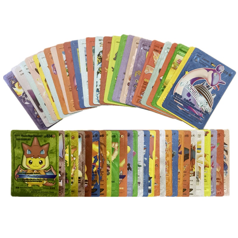 Bộ 18 / 36 / 54 Thẻ Bài Pokemon Nhiều Màu Sắc