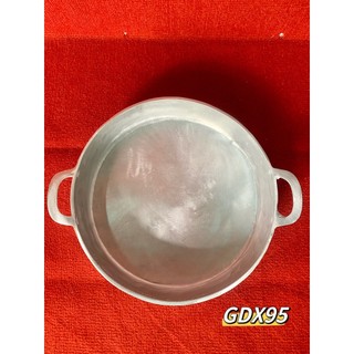 Chảo gang đúc đáy bằng loại lớn dầy