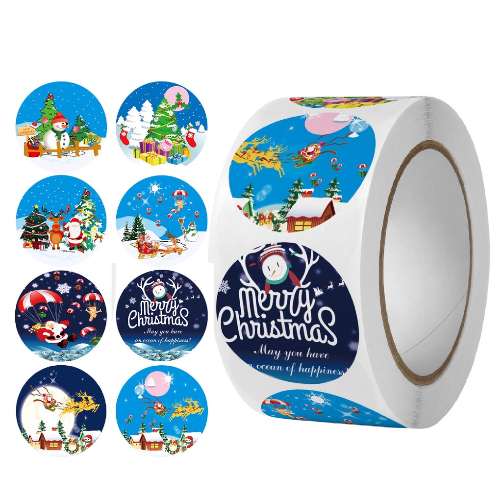 100-500 Tag cảm ơn, sticker thank you, tem cảm ơn nhiều mẫu đa dạng