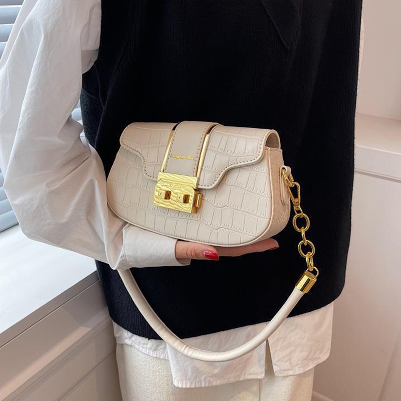 Túi Đeo Chéo Hình Vuông Nhỏ Họa Tiết Vân Đá Phong Cách Hàn Quốc Cho Nữ