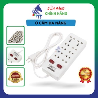 Ổ cắm điện đa năng sopoka 10y 10 lỗ cắm sopoka 10y ổ điện chịu nhiệt, chống va đập tốt