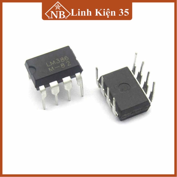 IC khuếch đại âm thanh LM386 chân cắm, chân dán 8P