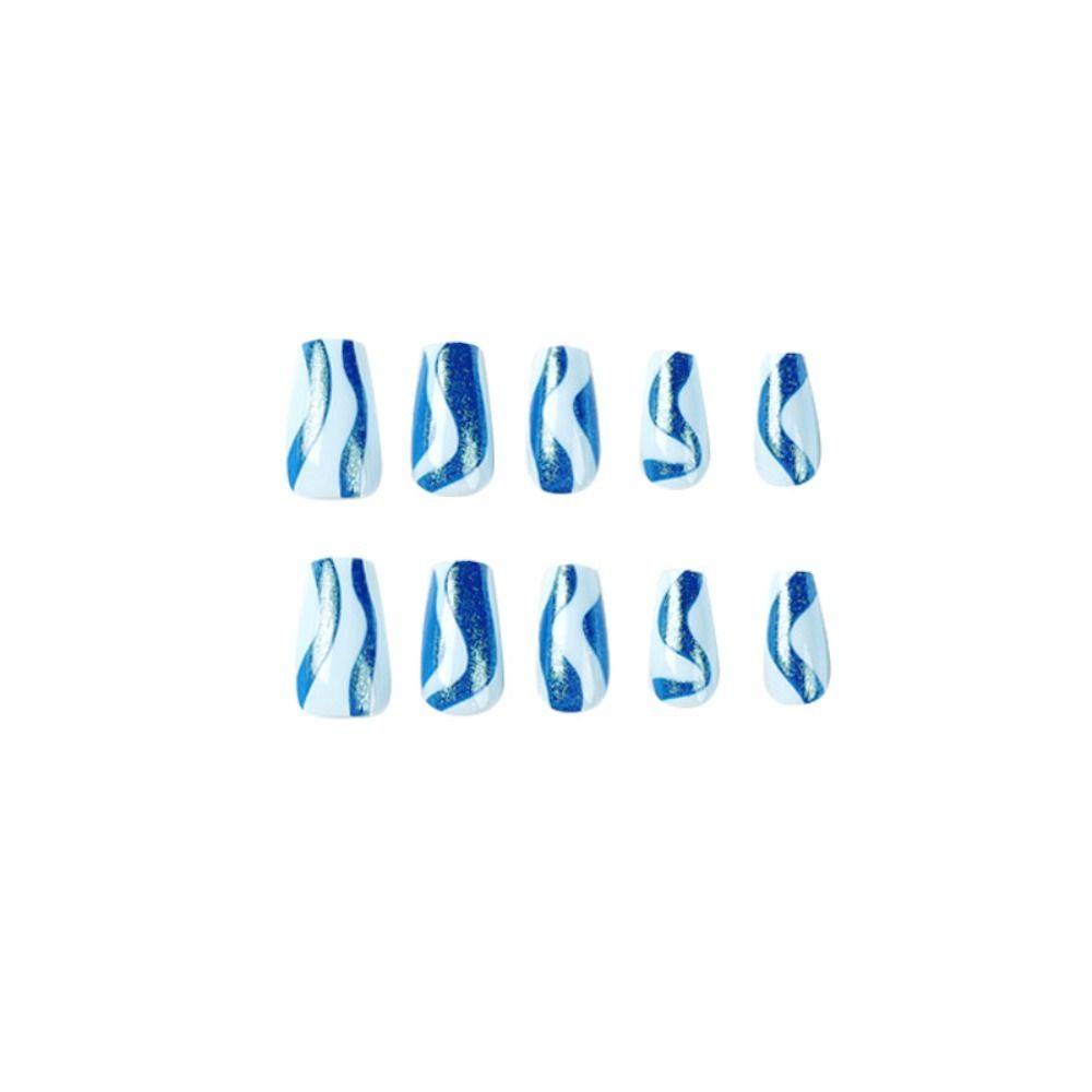 FUTURE Bộ 24 Móng Tay Giả Che Phủ Toàn Diện Tháo Rời Được