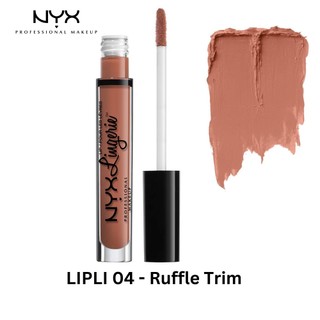 Son kem lì lâu trôi nyx lip lingerie liquid lipstick - ruffle trim