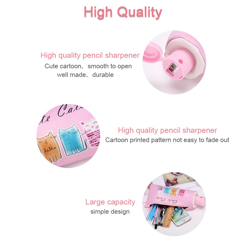 Túi Đựng Bút Hình Kem Đánh Răng Đa Năng Thời Trang Mới Phù Hợp Với Bé Trai Và Bé Gái