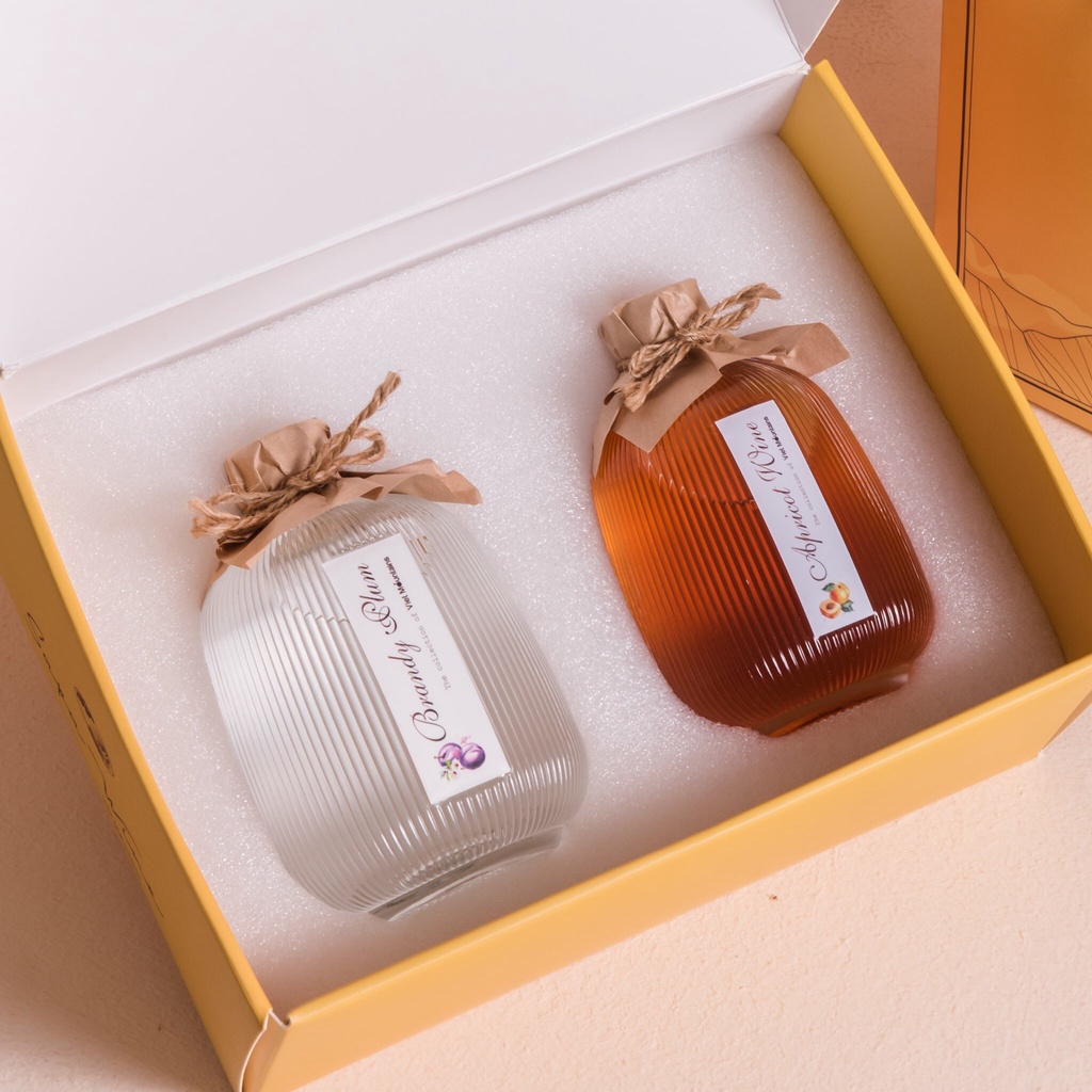 Set quà nước hoa quả lên men lùn