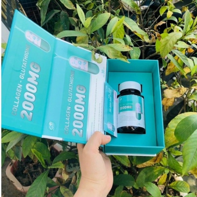 Viên Uống Trắng Da Glutathione 2000mg Chính Hãng Giấy Tờ Đầy Đủ