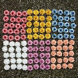 Hoa hồng ( hoa bột nail )