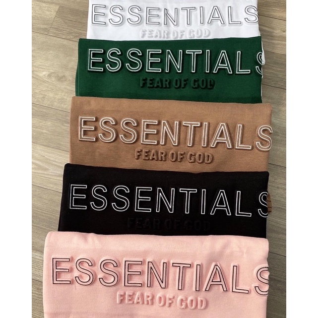 Áo thun Essentials in dập nổi siêu sang