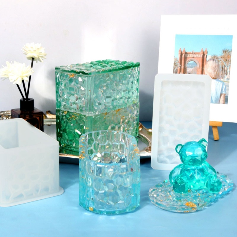 Khuôn Silicone Dùng Làm Hộp Đựng Trang Sức DIY