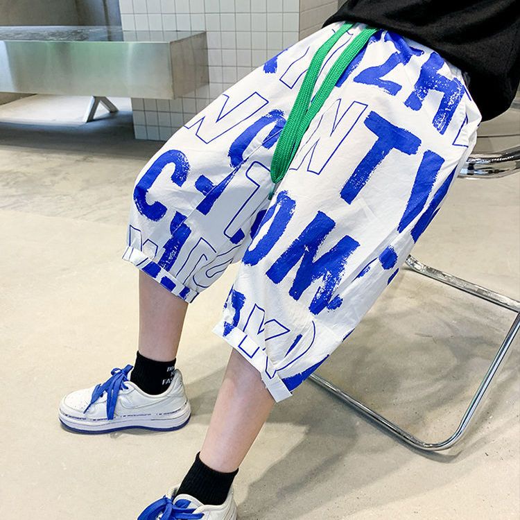 Mới Quần Short Mỏng Dáng Rộng Cỡ Lớn Thời Trang 2022 Cá Tính Cho Bé Trai