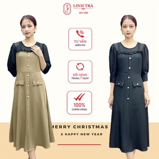 Đầm truing niên cao cấp sang trọng quý phái thanh lịch big size dành cho phái đẹp u35 đến u65