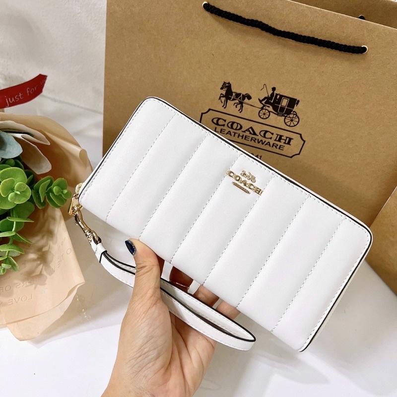 📛RẺ VÔ ĐỊCH📛VÍ COAH LONG ZIP AROUND NỮ SIÊU XINH