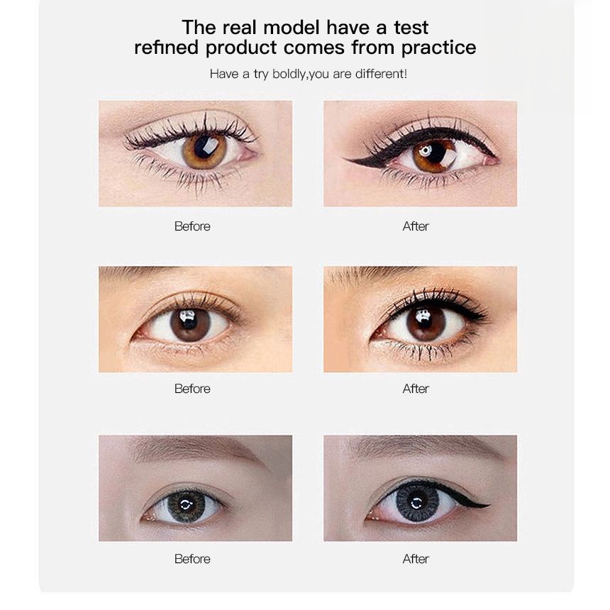 Bút kẻ mắt nước màu đen kháng nước và bền màu lâu trôi hiệu quả