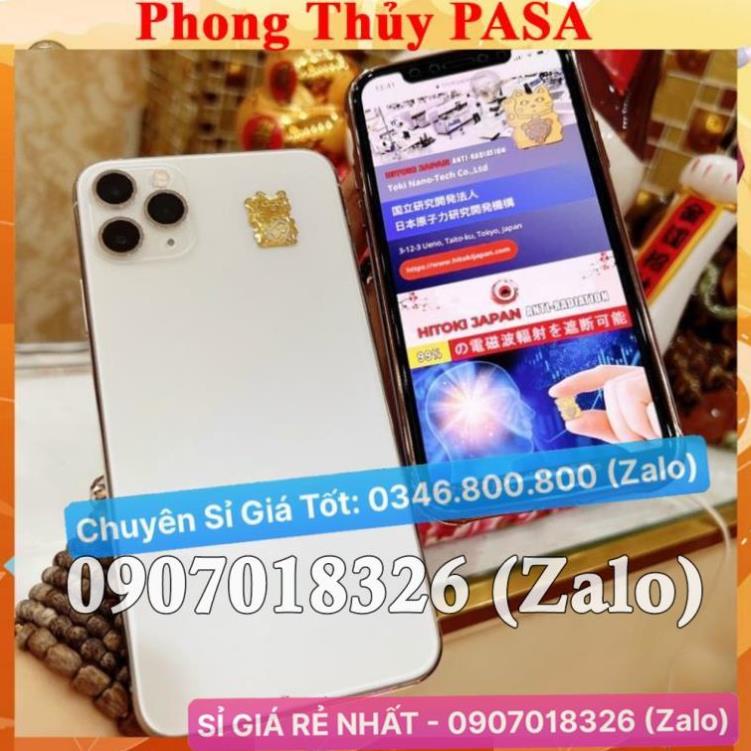mèo thần tài, chip ngăn bức xạ điện từ, HiToKi, chắn sóng điện từ trên điện thoại, laptop, đồ chơi điện tử trẻ em