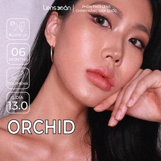 Kính áp tròng 6 tháng LENS XOẮN lens xanh độc đáo B.S.COR ORCHID BLUE ORCHID GREEN
