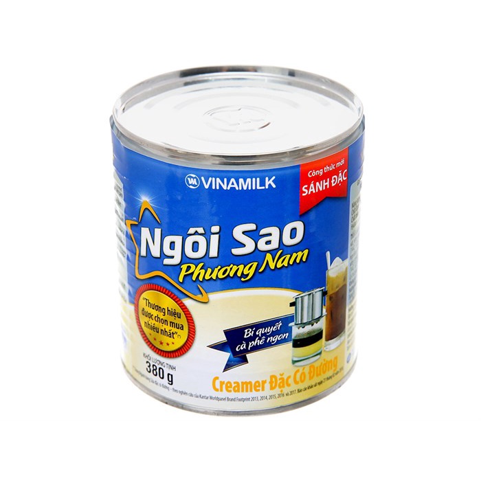 Sữa Đặc Có Đường Ngôi Sao Phương Nam 380g - Sữa Đặc Pha Chế Tài Lộc - Creamer Vinamilk