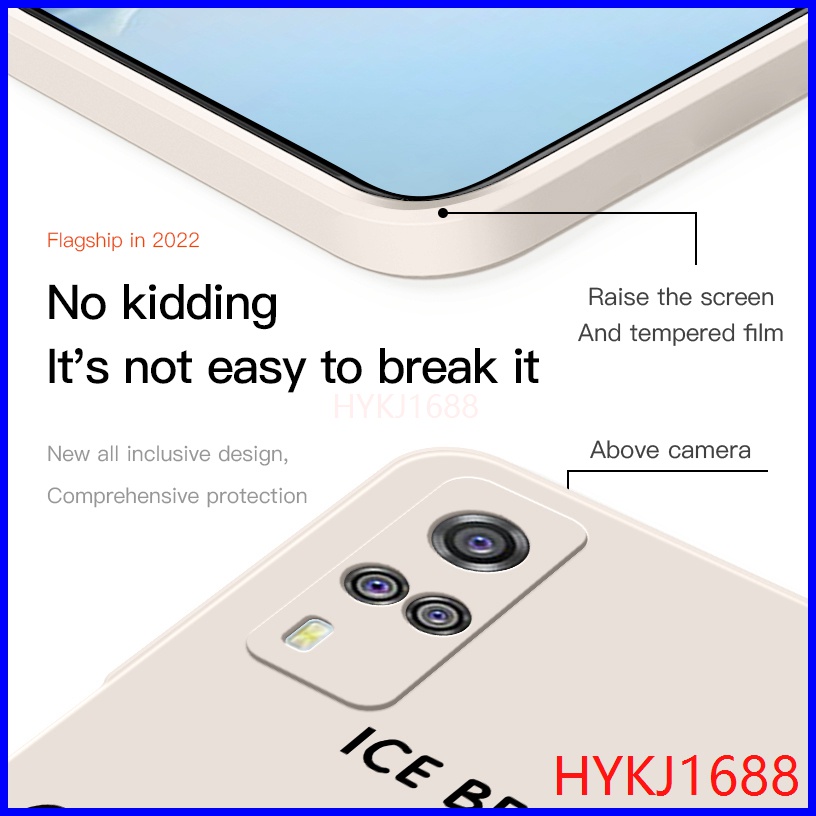 Ốp lưng Vivo Y51 ốp lưng Vivo Y53S Ốp Điện Thoại tpu Họa Tiết Chú Gấu Đội Mũ Thời Trang Cho Vivo Y51 Y53S HBX