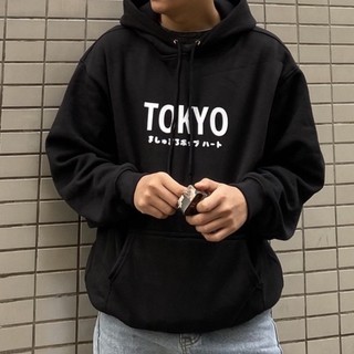 Áo hoodie dáng rộng TOKYO, áo hoodie nam nữ kiểu dáng unisex Caliber shop