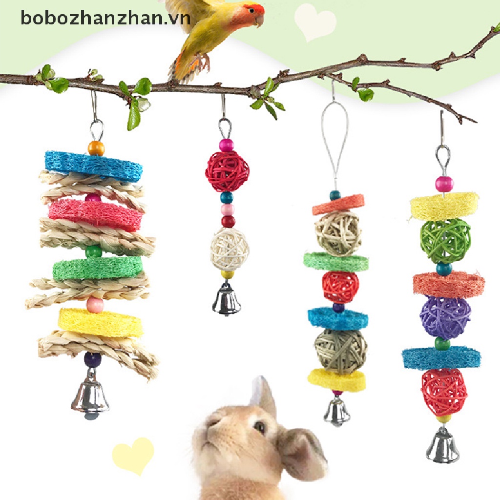 Đồ Chơi Bóng Mây Bằng Gỗ Dành Cho Chim Vẹt
