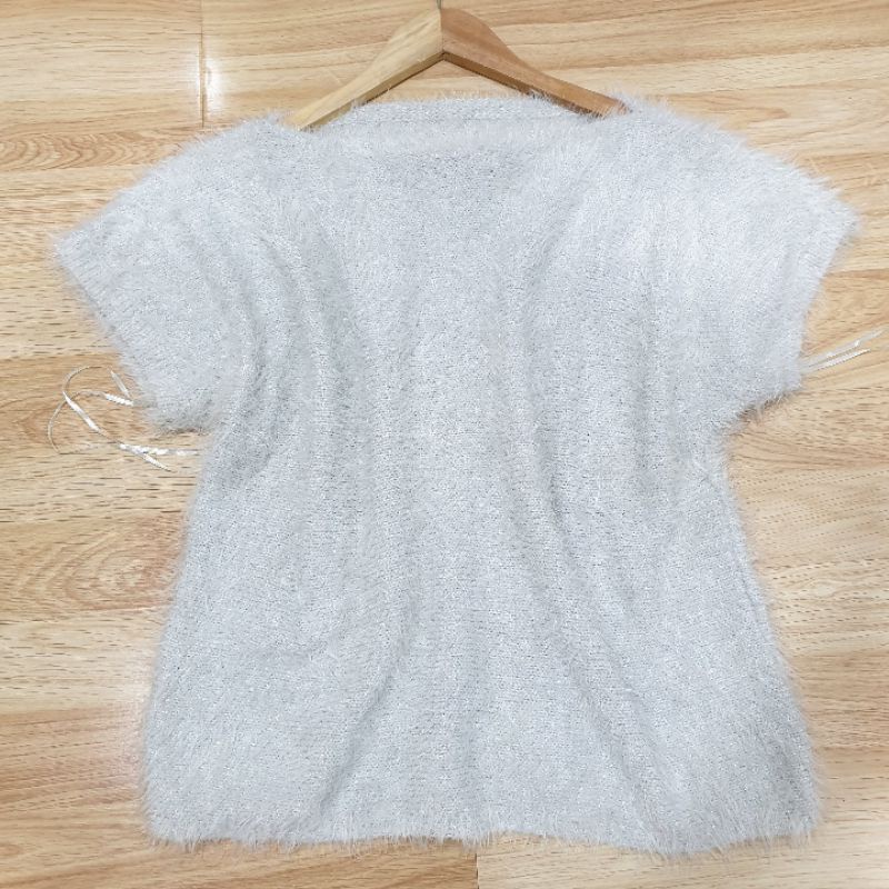 (Size XL) Áo len lông ánh kim xuất dư