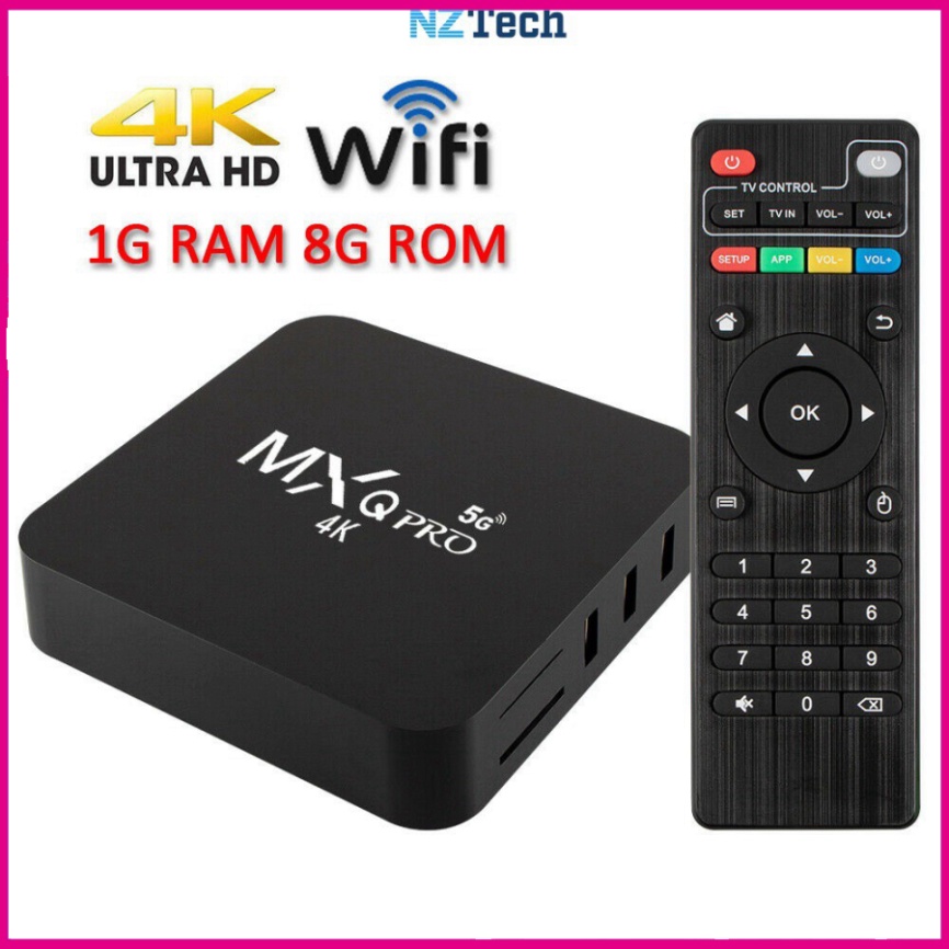 Đầu TV Box MXQ PRO Hệ Điều Hành Android 10 free ship toàn quốc