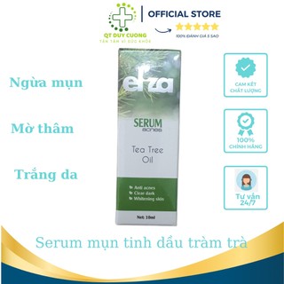 Serum mụn Eliza tinh dầu tràm trà, ngừa mụn, mờ thâm, thu nhỏ lỗ chân lông, dưỡng da trắng hồng tự nhiên lọ 10ml