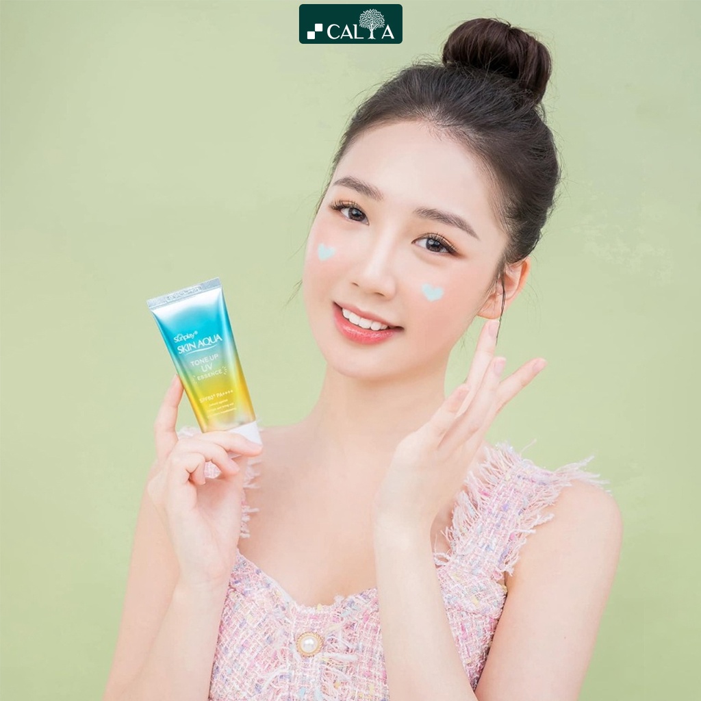 Kem Chống Nắng Sunplay Mint Green Nâng Tone, Dưỡng Trắng Da - Sunplay Skin Aqua Tone Up UV SPF50+ PA++++ 50g