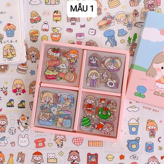 (Sỉ 380đ/tấm) Set 25 Tấm Sticker Các Loại
