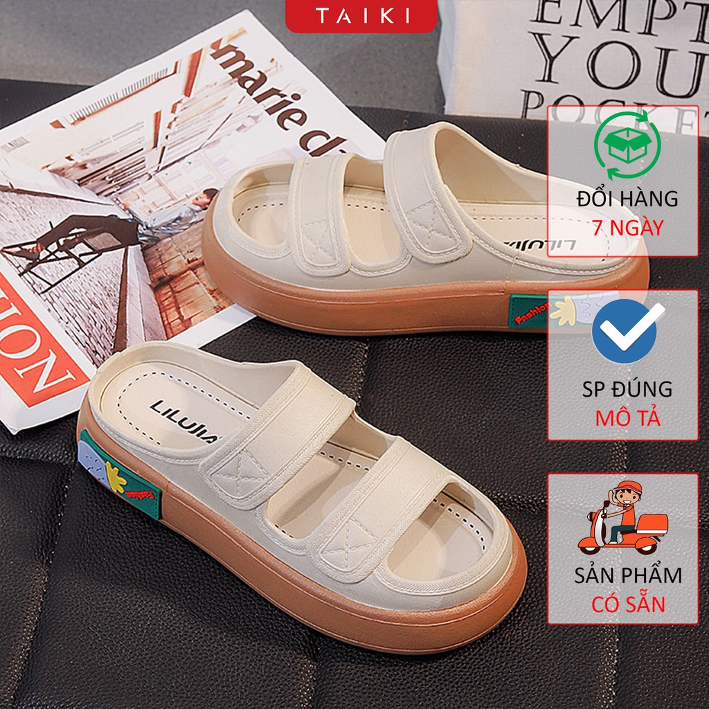 Dép Nữ Quai Ngang Đế Cao 4CM 🛫FREEE SHIP🛫 dép lê nữ thời trang đẹp đế siêu dẻo chống nước chống trơn