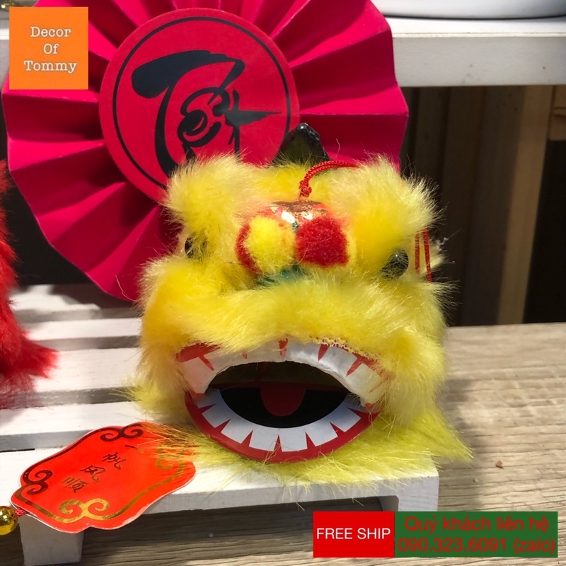Đầu Lân trang trí Tết mang may mắn tài lộc cho năm mới