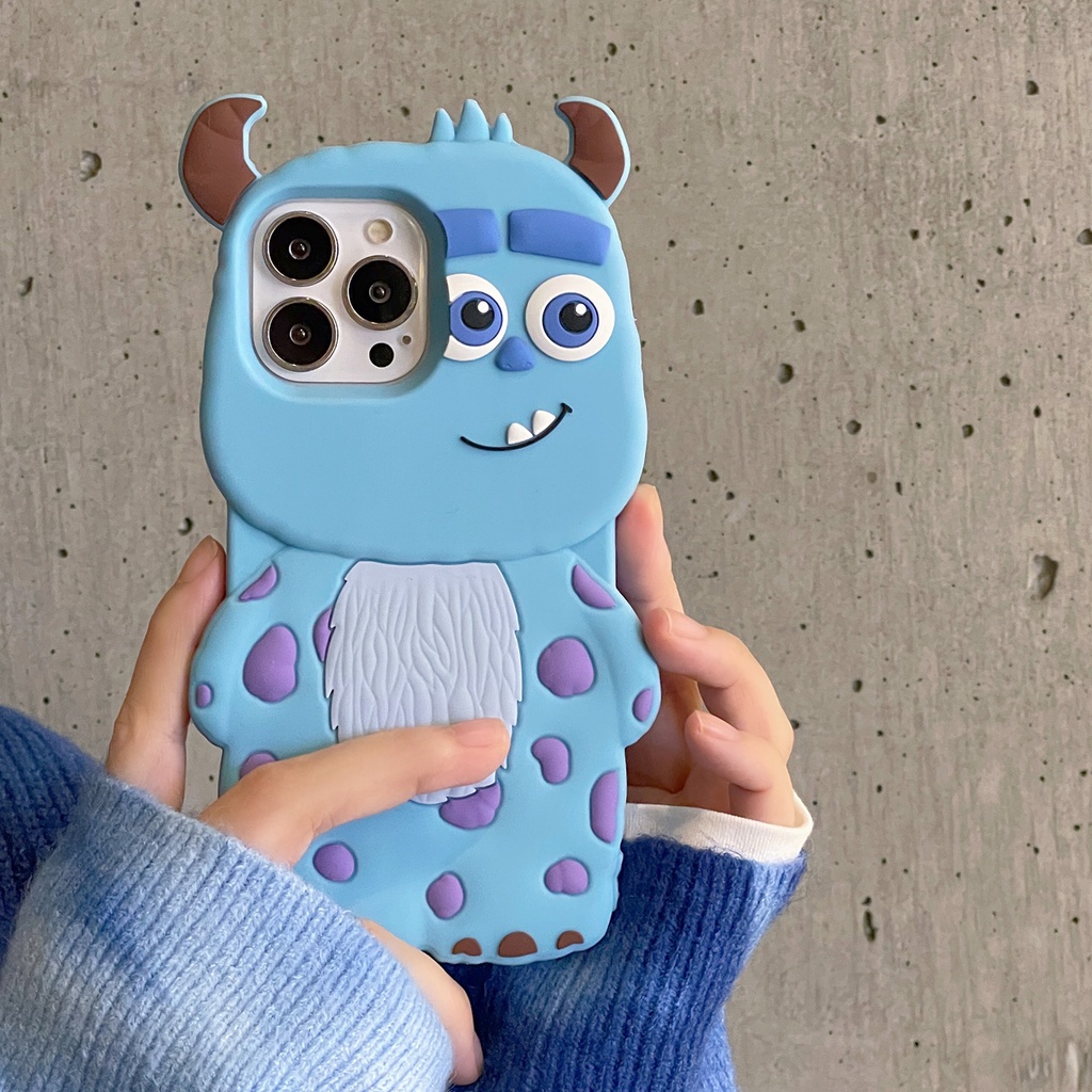 Ốp Điện Thoại Silicon Họa Tiết Hoạt Hình Blue Sulley Cho iphone 14 13 12 11 pro xr x xs max 7 8 6 6s plus