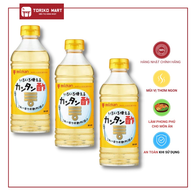 Giấm nấu ăn Mizkan 500ml - Toriko Mart