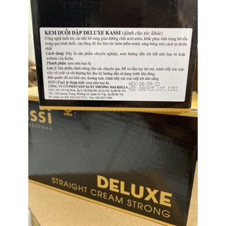 Kem duỗi tóc phủ bóng Kassi Deluxe - Duỗi Siêu Bóng