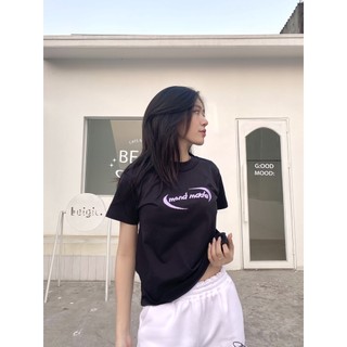 Áo thun baby tee MONÁ - TERRA ĐEN