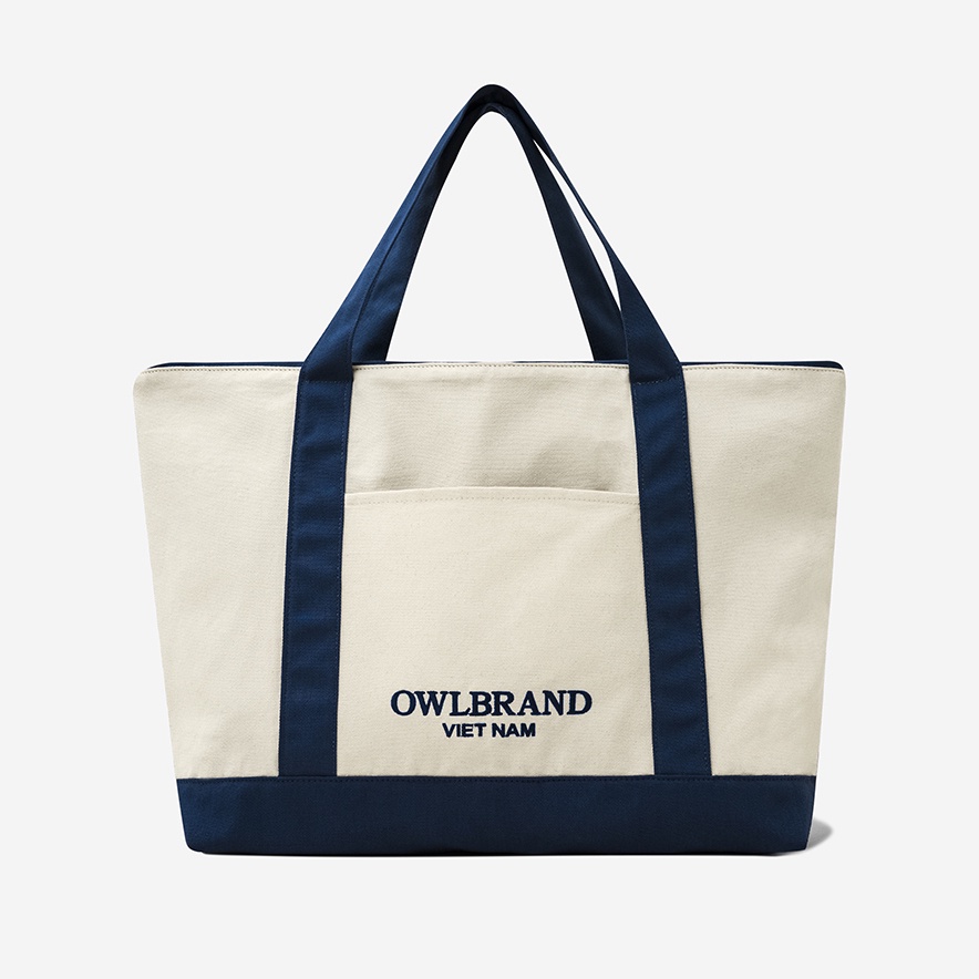 Túi tote Owlbrand/Trắng